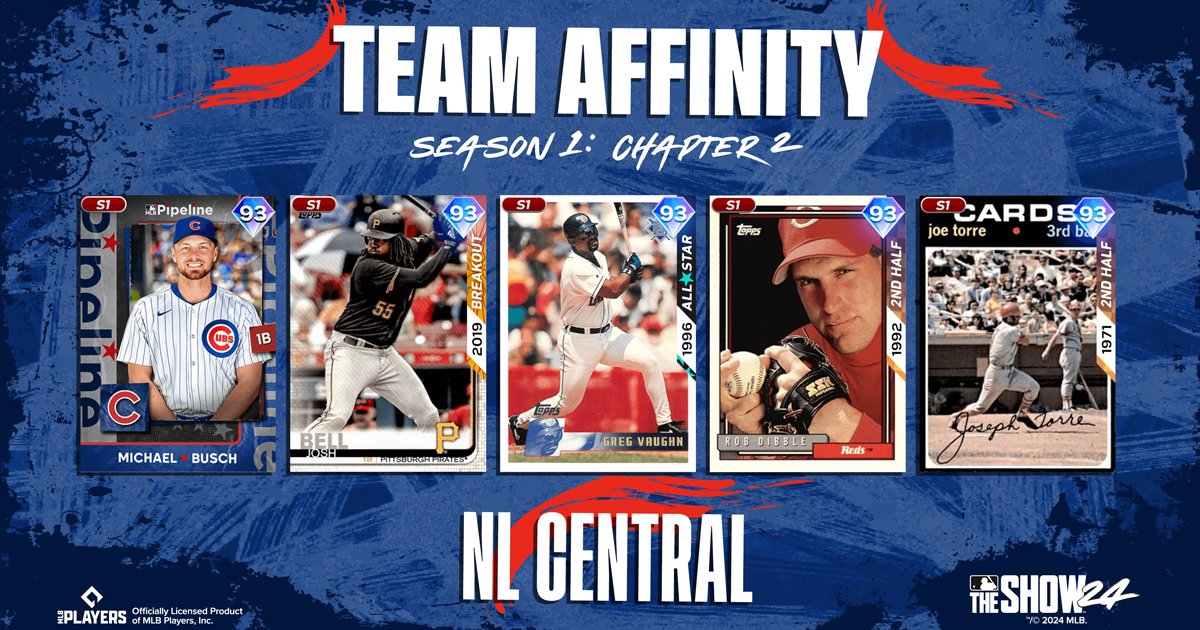 Team Affinity Chapter 2 NL Central