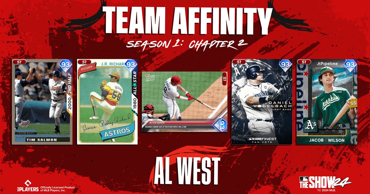 Team Affinity Chapter 2 AL West