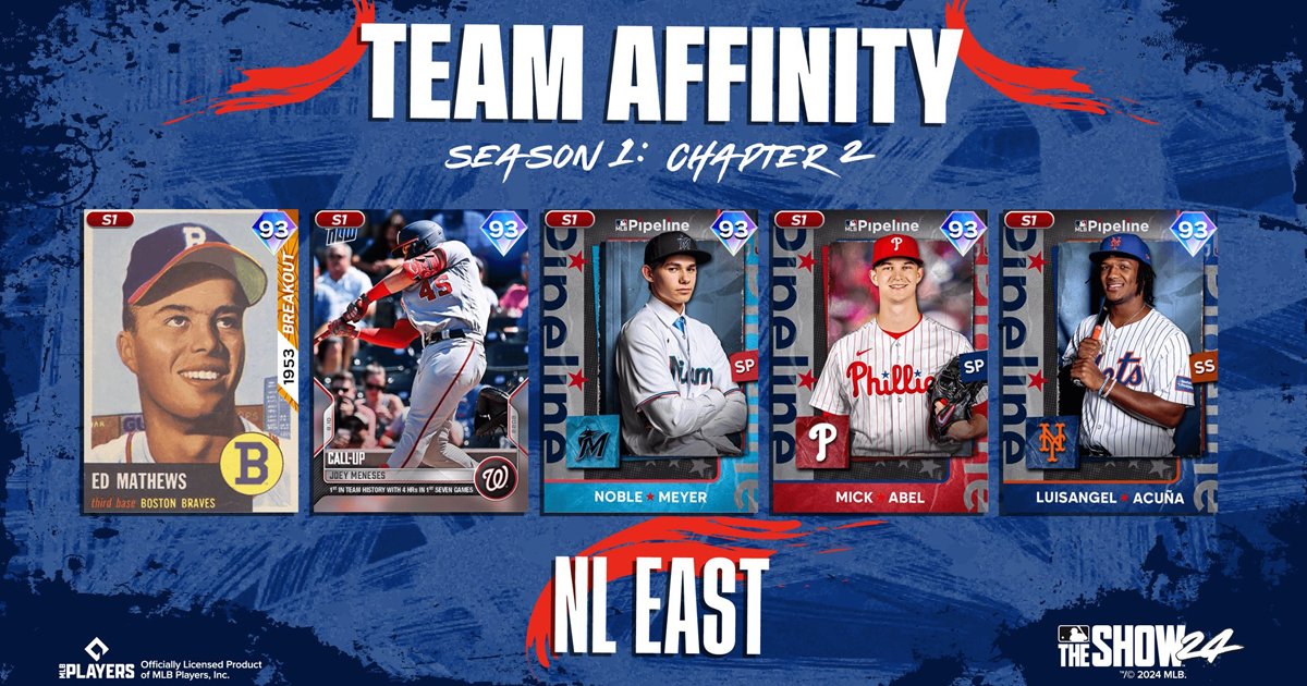 Team Affinity Chapter 2 NL East